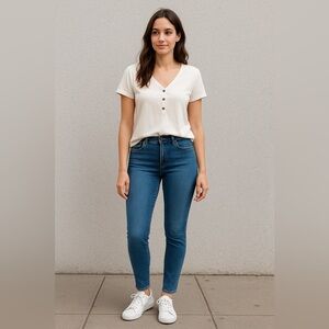 LOFT - Modern Skinny Jeans with Ankle Zippers - Brand new!